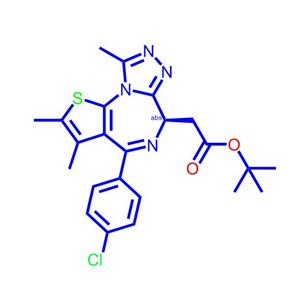 (R)-(-)2-(4-(4-氯苯基)-2,3,9-三甲基-6H-噻吩并[3,2-f][1,2,4]三唑并[4,3-a][1,4]二氮杂环庚烷-6-基)乙酸叔丁酯1268524-71-5