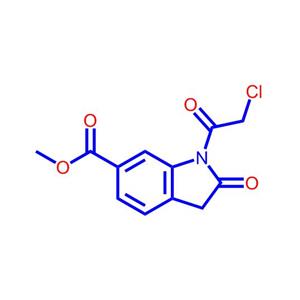 1-(2-氯乙酰基)-2-氧代吲哚啉-6-羧酸甲酯,Methyl1-(2-chloroacetyl)-2-oxoindoline-6-carboxylate