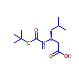 (R)-3-(叔丁氧基羰基氨基)-5-甲基己酸,(R)-3-(tert-Butoxycarbonylamino)-5-methylhexanoicacid