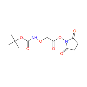 [(叔丁氧羰基)氨基氧]乙酸N-琥珀酰亚胺酯,t-Boc-aminooxyacetic Acid N-Hydroxysuccinimide Ester