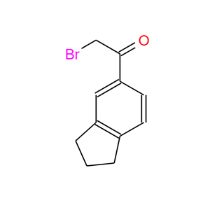 2-溴-1-(2,3-二氢-1H-茚-5-基)乙烷-1-酮,Ethanone, 2-bromo-1-(2,3-dihydro-1H-inden-5-yl)-