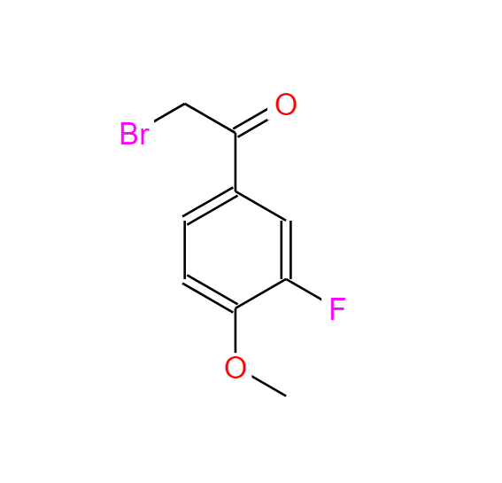 2-溴-1-(3-氟-4-甲氧基-苯基)乙酮,3-FLUORO-4-METHOXYPHENACYL BROMIDE