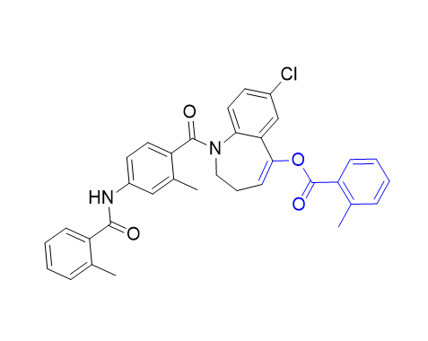 托伐普坦杂质12,7-chloro-1-(2-methyl-4-(2-methylbenzamido)benzoyl)-2,3-dihydro-1H-benzo[b]azepin-5-yl 2-methylbenzoate