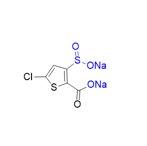 氯诺昔康杂质40,sodium 5-chloro-3-sulfinatothiophene-2-carboxylate