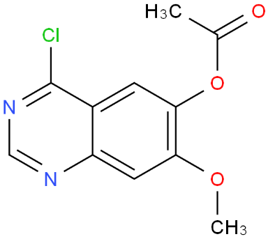 6-乙酰氧基-4-氯-7-甲氧基喹唑啉,4-Chloro-7-methoxyquinazolin-6-yl acetate
