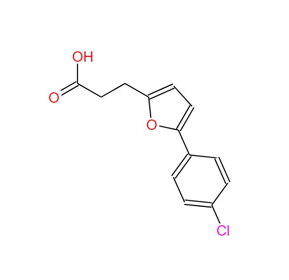 3-(5-(4-氯苯基)呋喃-2-基)丙酸,3-[5-(4-CHLORO-PHENYL)-FURAN-2-YL]-PROPIONIC ACID