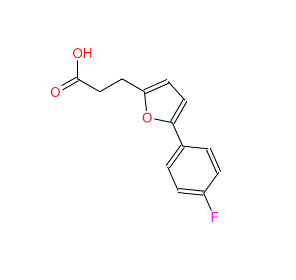 3-(5-(4-氟苯基)呋喃-2-基)丙酸,3-[5-(4-FLUORO-PHENYL)-FURAN-2-YL]-PROPIONIC ACID