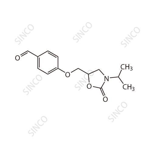 比索洛爾EP雜質(zhì)T,4-[[3-(1-Methylethyl)-2-oxo-5-oxazolidinyl]methoxy]benzaldehyde