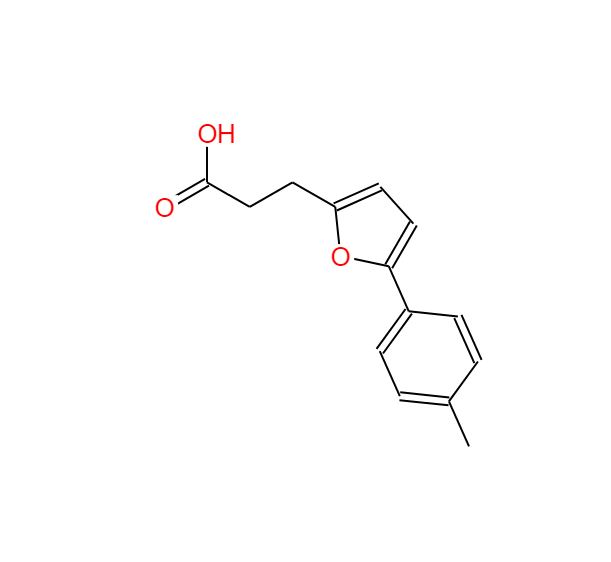 3-(5-P-甲苯基-呋喃-2-基)-煙酸,3-(5-P-TOLYL-FURAN-2-YL)-PROPIONIC ACID