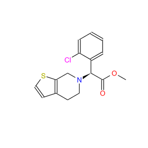 氯吡格雷EP杂质B,methyl (S)-2-(2-chlorophenyl)-2-(4,7-dihydrothieno[2,3-c]pyridin-6(5H)-yl)acetate