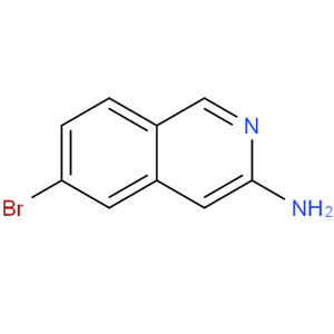 6-溴异喹啉-3-胺,6-溴-3-氨基异喹啉,6-bromoisoquinolin-3-amine,891785-28-7,可提供公斤级，按需分装！