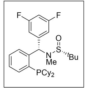 [S(R)]-N-[(S)-(3,5-二氟苯基)[2-(二环己基膦)苯基]甲基]-N-甲基-2-叔丁基亚磺酰胺