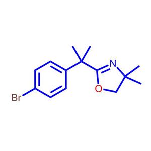 2-[1-(4-溴苯基)-1-甲基乙基]-4,5-二氢-4,4-二甲基噁唑啉,2-[1-(4-BROMOPHENYL)-1-METHYLETHYL]-4,4-DIMETHYL-4,5-DIHYDROOXAZOLINE