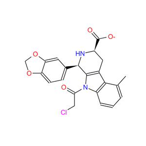 他达那非N-I中间体,(1R,3R)-METHYL-1,2,3,4-TETRAHYDRO-2-CHLOROACETYL-1-(3,4-METHYLENEDIOXYPHENYL)-9H-PYRIDO[3,4-B]INDOLE-3-CARBOXYLATE