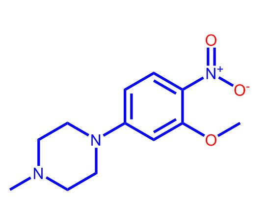 1-(3-甲氧基-4-硝基苯基)-4-甲基哌嗪,1-(3-Methoxy-4-nitrophenyl)-4-Methylpiperazine