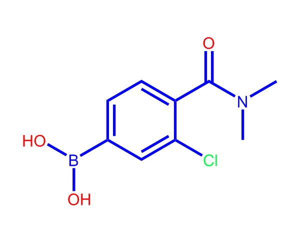 (3-氯-4-(二甲基氨基甲酰基)苯基)硼酸,(3-Chloro-4-(dimethylcarbamoyl)phenyl)boronicacid