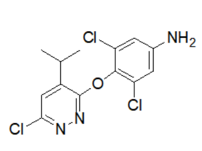 3,5-二氯-4-（6-氯-4-異丙基-噠嗪-3-基氧基）-苯胺,Rismetatrol