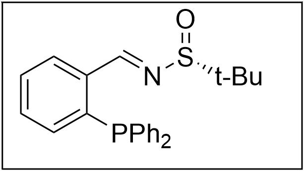 S(R)]-N-[[2-（二苯基膦）苯基]亚甲基]-2-叔丁基亚磺酰胺,S(R)]-N-[[2-(Diphenylphosphino)phenyl]methylene]-2-methyl-2-propanesulfina
