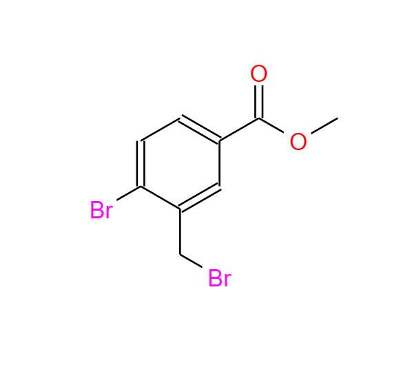 3-溴甲基-4-溴苯甲酸甲酯,4-BROMO-3-BROMOMETHYL-BENZOIC ACID METHYL ESTER