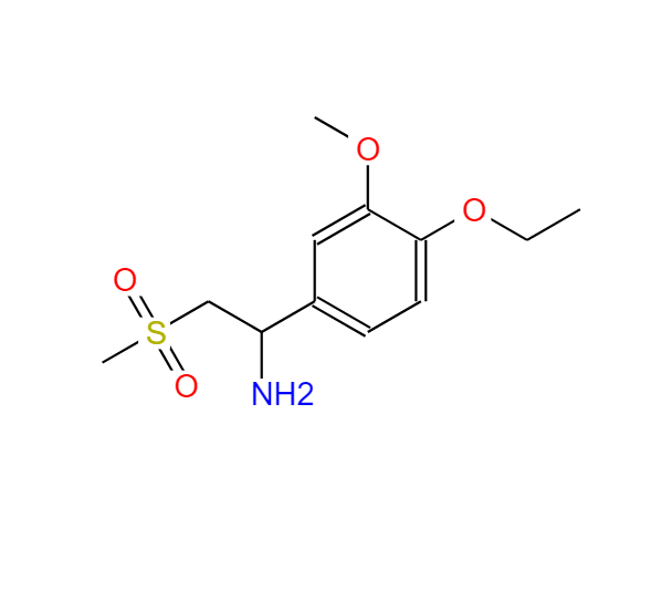 4-乙氧基-3-甲氧基-ALPHA-[(甲基磺?；?甲基]苯甲胺,BenzeneMethanaMine, 4-ethoxy-3-Methoxy-a-[(Methylsulfonyl)Methyl]-