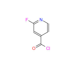 2-氟吡啶-4-乙酰氯,4-Pyridinecarbonyl chloride, 2-fluoro- (9CI)