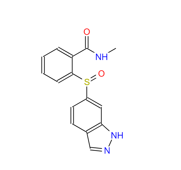 阿昔替尼雜質(zhì)K,2-(1H-Indazol-6-ylsulfinyl)-N-methylbenzam