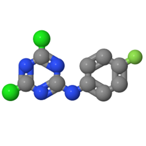 2,4-二氯-6-(4-氟苯胺基)-1,3,5-三嗪；131468-33-2