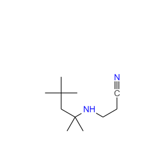 3-((2,4,4-三甲基戊-2-基)氨基)丙腈