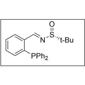 S(R)]-N-[[2-（二苯基膦）苯基]亚甲基]-2-叔丁基亚磺酰胺,S(R)]-N-[[2-(Diphenylphosphino)phenyl]methylene]-2-methyl-2-propanesulfina