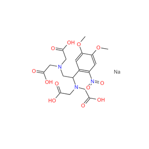 甘氨酸,N,N'-[1-(4,5-二甲氧基-2-硝基苯基)-1,2-乙二基]双[N-(羧甲基)-,四钠盐(9CL)