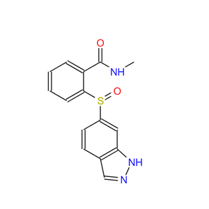 阿昔替尼雜質(zhì)K,2-(1H-Indazol-6-ylsulfinyl)-N-methylbenzam