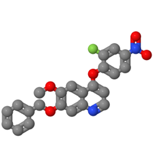 7-苄氧基-4-(2-氟-4-硝基苯氧基)-6-甲氧基奎琳,4-(2-fluoro-4-nitrophenoxy)-6-methoxy-7-phenylmethoxyquinoline