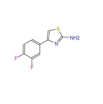 1-(5-(三氟甲基)-1,3,4-噻唑-2-基)哌嗪,2-AMINO-4-(3,4-DIFLUOROPHENYL)THIAZOLE