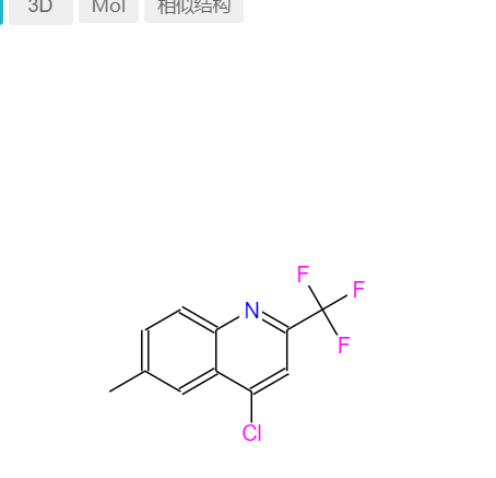 4-氯-6-甲基-2-(三氟甲基)喹啉,4-CHLORO-6-METHYL-2-(TRIFLUOROMETHYL)QUINOLINE