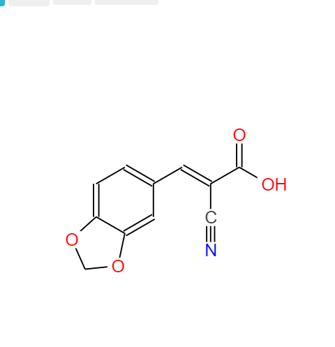 3-(1,3-苯并二氧雜環(huán)戊烯-5-YL)-2-氰基丙烯酸,3-(1,3-BENZODIOXOL-5-YL)-2-CYANOACRYLIC ACID