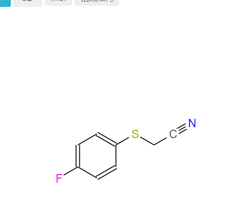 (4-氟苯基硫)乙腈,(4-FLUOROPHENYLTHIO)ACETONITRILE