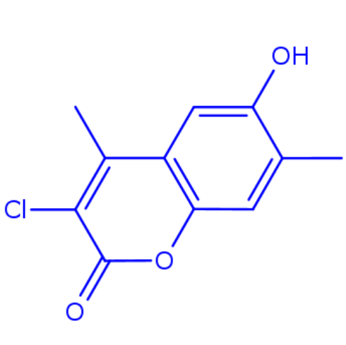 3-chloro-6-hydroxy-4,7-dimethyl-2H-chromen-2-one,3-chloro-6-hydroxy-4,7-dimethyl-2H-chromen-2-one