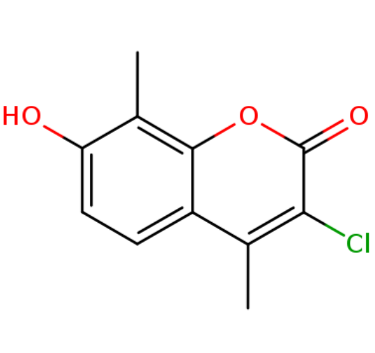 7-hydroxy-4,8-dimethyl-3-chlorocoumarin,7-hydroxy-4,8-dimethyl-3-chlorocoumarin