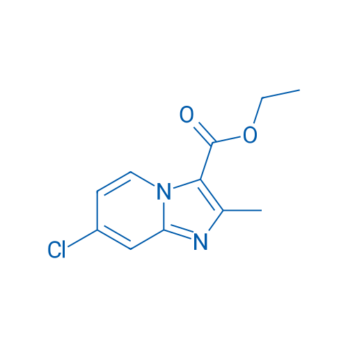 7-氯-2-甲基咪唑并[1,2-a]吡啶-3-羧酸乙酯,Ethyl 7-chloro-2-methylimidazo[1,2-a]pyridine-3-carboxylate