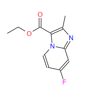 7-Fluoro-2-methyl-imidazo[1,2-a]pyridine-3-carboxylic acid ethyl ester,7-Fluoro-2-methyl-imidazo[1,2-a]pyridine-3-carboxylic acid ethyl ester