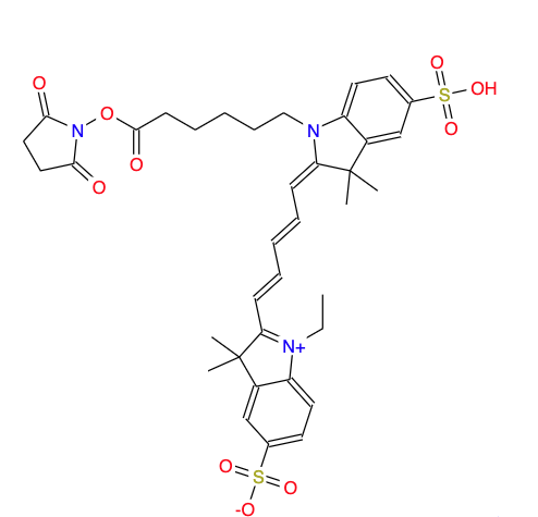 水溶性CY5-NHS酯,sulfo-CY5 NHS ESTER