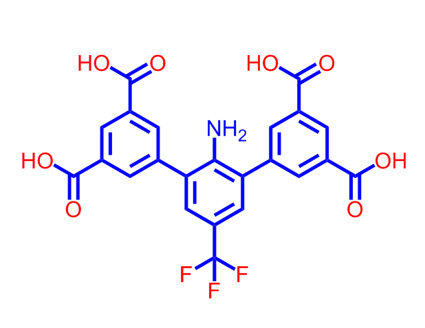 2,6-二(3,5-二羧基苯基)-4-三氟甲基苯胺,2'-amino-5'-(trifluoromethyl)-[1,1':3',1''-terphenyl]-3,3'',5,5''-tetracarboxylic acid