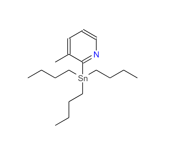 3-甲基-2-(三正丁基錫)吡啶,3-METHYL-2-(TRIBUTYLSTANNYL)PYRIDINE