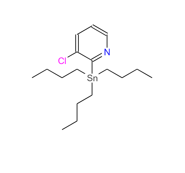 3-氯-2-(三丁基锡烷基)吡啶,3-Chloro-2-(tributylstannyl)pyridine