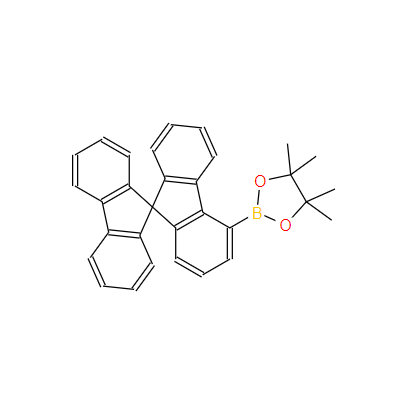 4-硼酸频哪醇酯-9,9-螺二芴,4,4,5,5-tetramethyl-2-(9,9'-spirobi[9H-fluoren]-4-yl)-1,3,2-Dioxaborolane