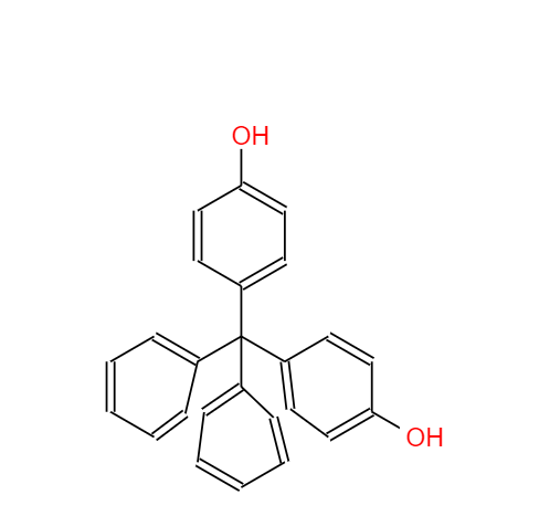 4,4'-二苯亚甲基双酚,4,4'-Dihydroxytetraphenylmethane