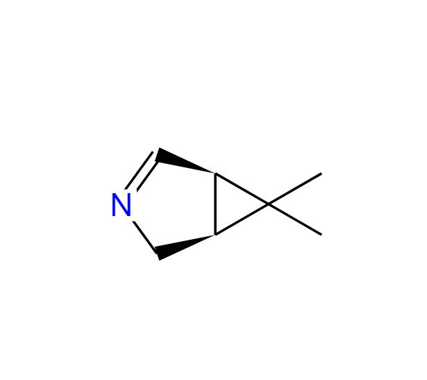 (1R,5S)-6,6-二甲基-3-氮杂双环[3.1.0]己-2-烯,3-Azabicyclo[3.1.0]hex-2-ene, 6,6-dimethyl-, (1R,5S)-