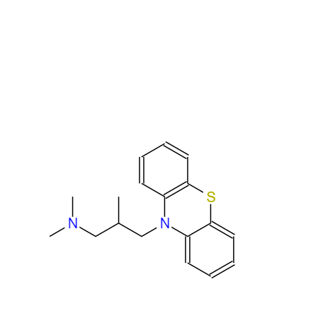 异丁嗪,Trimeprazine