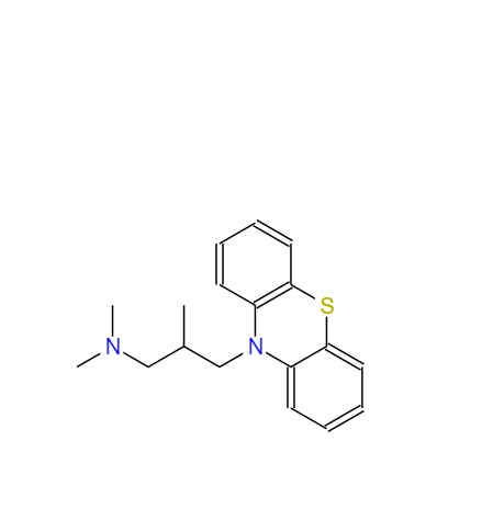 異丁嗪,Trimeprazine