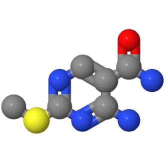 4-氨基-2-甲硫基嘧啶-5-羧胺,4-AMINO-2-(METHYLTHIO)PYRIMIDINE-5-CARBOXAMIDE